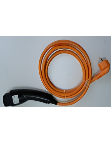 Portable EV charger cable with slow charging cable (European Standard)