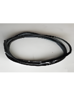 Decorative glass trim strip