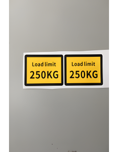 Señal de advertencia de capacidad de carga