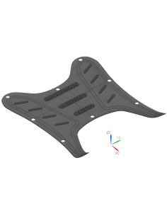 Mini Alfombrilla de goma para pedales