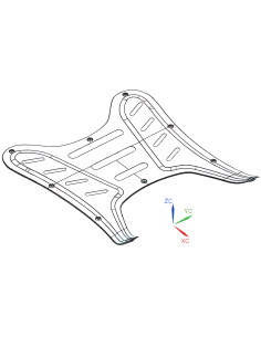 Cabin floor decorative sheet