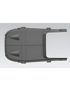 Guardabarros trasero de la carrocería delantera