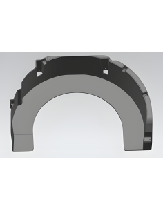 Guardabarros trasero derecho