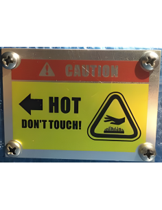 Mini Señal de advertencia caliente