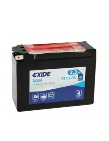 Batería de 12V 2,3 Ah 35A Exide ET4BBS
