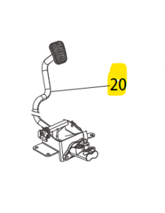 Conjunto del pedal de freno L5