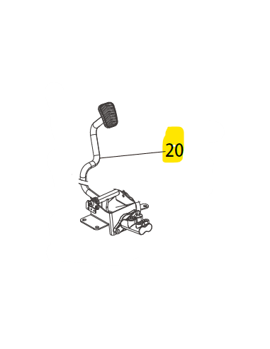 Conjunto del pedal de freno L5