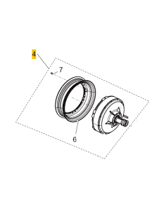 Conjunto de motor de cubo L5 3000W