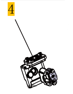 Conjunto recipiente derecho liquido de freno