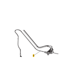 Manguito de liquido de freno de bomba pedal a rueda...