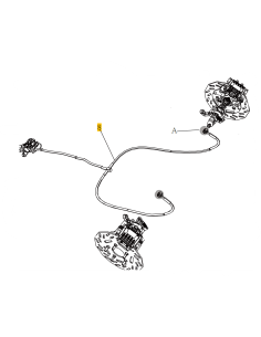 Conjunto manguera de freno de pedal repartidor a ruedas...