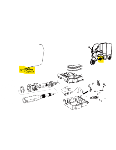 Conjunto sistema de inclinación V3