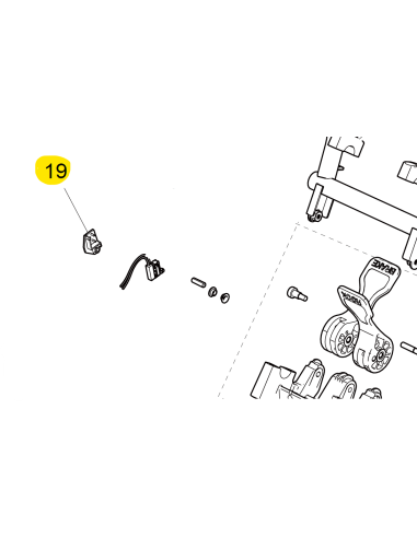 soporte de microinterruptor de freno de estacionamiento