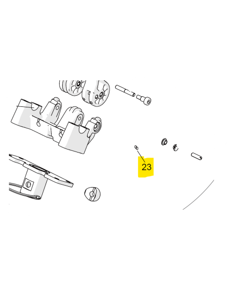 Tornillo de fijación cónico ranurado