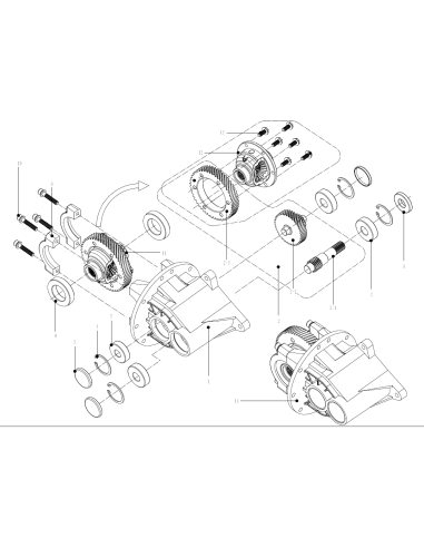 Eje trasero Light L5