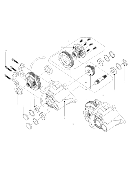 Eje trasero Light L5