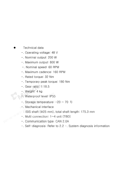 Pedalera Alternador