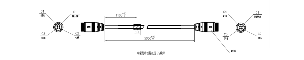 Cable de transmisión de vídeo MP5