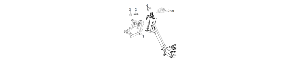 Chasis Soporte delantero