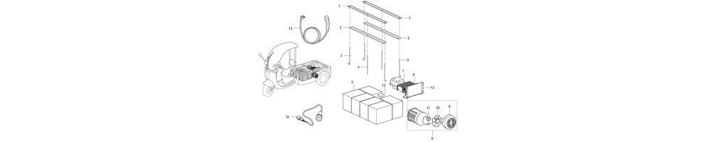 Système d'entraînement électrique (plomb-acide)