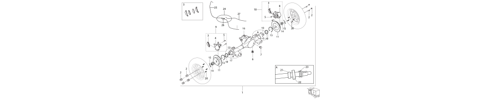 Rear axle (Jinchao)